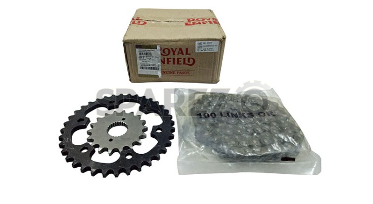 New Royal Enfield GT Continental 535 Chain & Sprocket Kit - SPAREZO